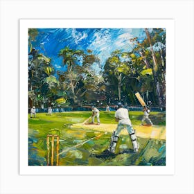 Cricket On The Green 1 Art Print