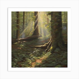 Walk In The Woods 1 Art Print