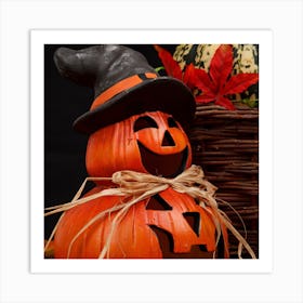 Halloween Pumpkin Art Print