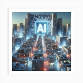 Ai City Art Print