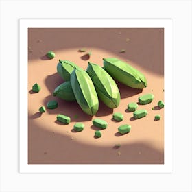 Green Peas 2 Art Print