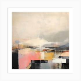 The Melody And Vibes Contemporary Landscape 13 Art Print