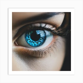 Blue Eye 5 Art Print