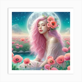 Pink Poppies 1 Art Print