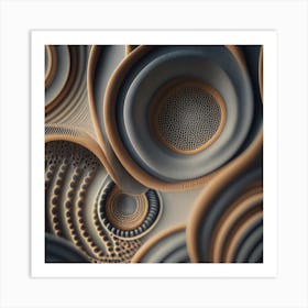 Abstract Sculpture Art Print