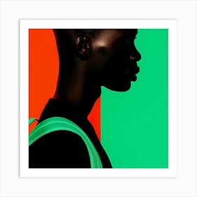 Portrait Of A Black Woman 2 Art Print