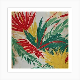 Tropical Leaves 3 Art Print