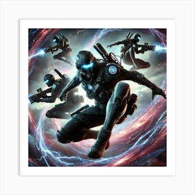 Vortex Commandos Art Print