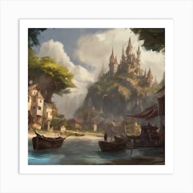 Fantasy Painting 23 Art Print