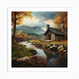 Cabin In The Woods 8 Art Print