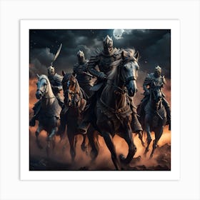 The Riders of the Apocalyps Art Print