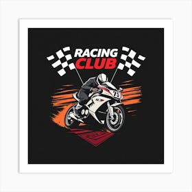 Racing Club 3 Art Print