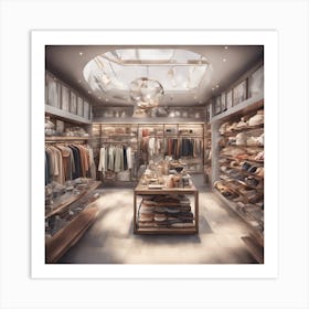 Men'S Clothing Store Art Print