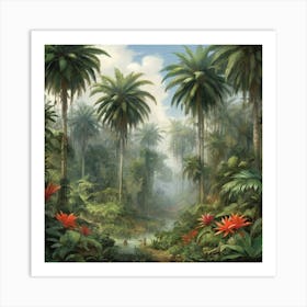 Tropical Jungle Art Print