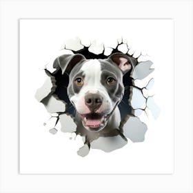 Pit Bull Art Print