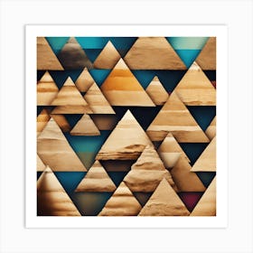 Pyramids 1 Art Print
