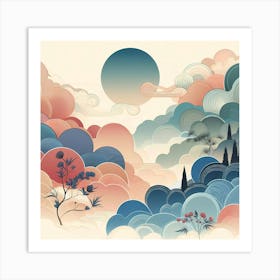 Asian Landscape 32 Art Print