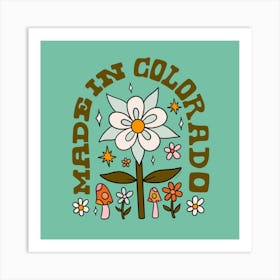 Made In Colorado Art Print