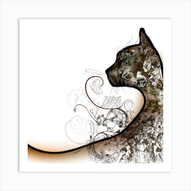 Lovely Cat Art Print