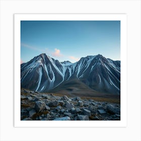 Sunrise In The Mountains 6 Art Print