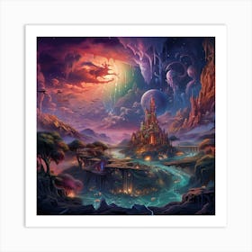 Fantasy Painting Art Print