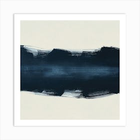 'Blue Stroke' Art Print