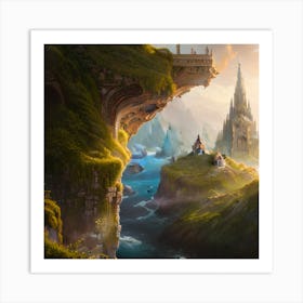 Castle In The Sky Art Print