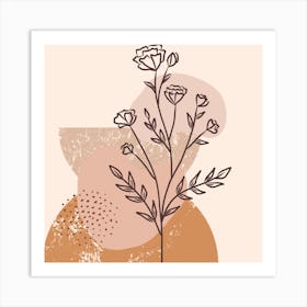 Floral Aesthetic (3) Art Print