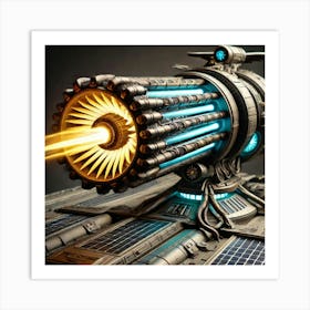 Solar Plasma Cannon Converted Art Print