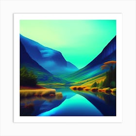 Scottish Landscape Art Print