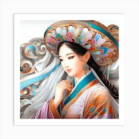 Exotic Beauty Artwork 200 Art Print