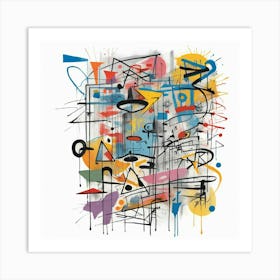 Abstract Painting 8 Art Print