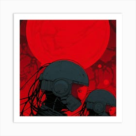 Red Sun 1 Art Print