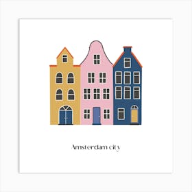 Amsterdam City Art Print