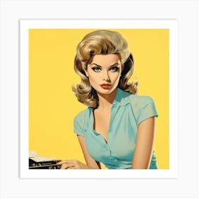 Pin Up Girl 3 Art Print