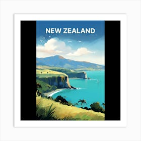 New Zealand Art Print