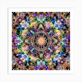 Psychedelic Mandala 1 Art Print