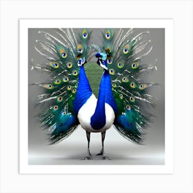 Peacock 8 Art Print