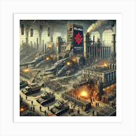 Iron Commonwealth War Machine Factories Art Print