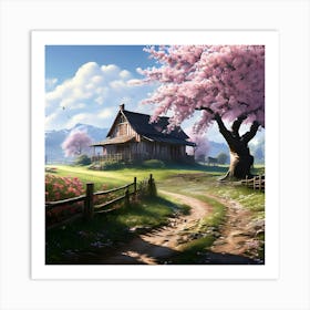 House In The Countryside 2 Art Print