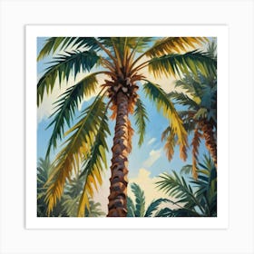 Sunday Palms Art Print Art Print