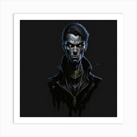 Shady  Character Art Print