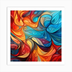 Abstract Abstract Painting 21 Art Print