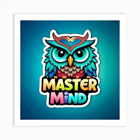 Master Mind Owl 1 Art Print