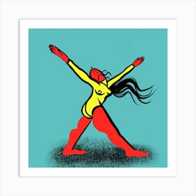 Embrace And Believe Square Art Print