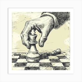 Chess Piece 1 Art Print