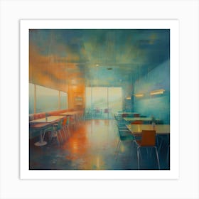 Empty Cafe Art Print