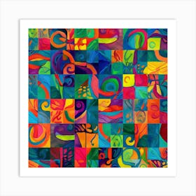 Abstract Painting 68 Art Print