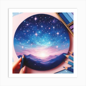 Starry Sky Art Print