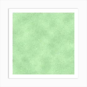 Green Glitter Art Print